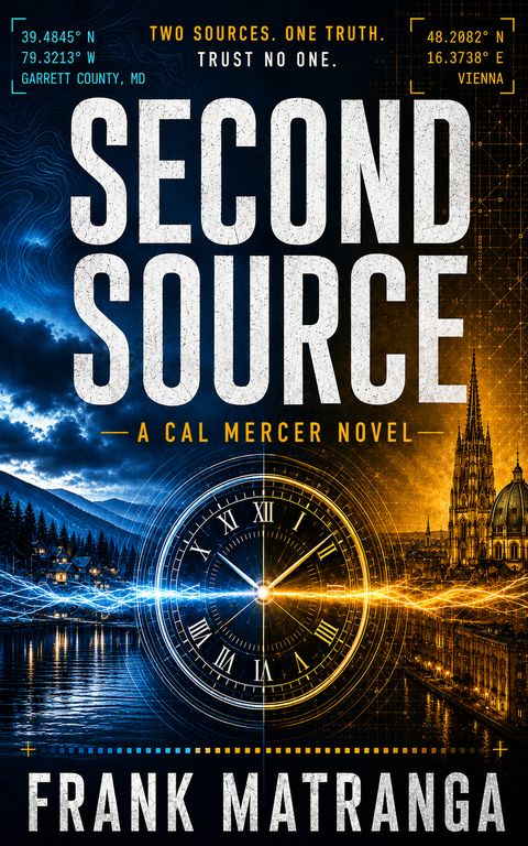 Cover of Second Source, the next Cal Mercer novel.